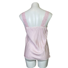 Load image into Gallery viewer, Women&#39;s Pink Silky and Lace Cami Top | Size: S
