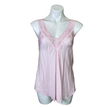 Load image into Gallery viewer, Women&#39;s Pink Silky and Lace Cami Top | Size: S
