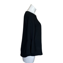 Load image into Gallery viewer, Apt. 9 | Women&#39;s Black Bell Sleeve Blouse with Tags | Size: S
