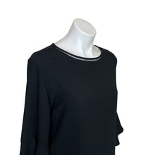 Load image into Gallery viewer, Apt. 9 | Women&#39;s Black Bell Sleeve Blouse with Tags | Size: S
