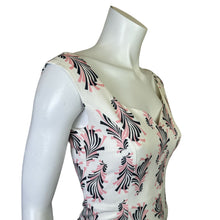 Load image into Gallery viewer, Migratory Birds | Women&#39;s Cream and Pink Design Dress with Tags | Size: XS
