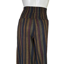 Load image into Gallery viewer, Lakhays | Women&#39;s 100% Cotton Wide Leg Stripe Pants with Tags | Size: M/L
