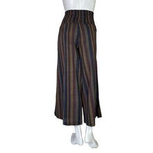 Load image into Gallery viewer, Lakhays | Women&#39;s 100% Cotton Wide Leg Stripe Pants with Tags | Size: M/L
