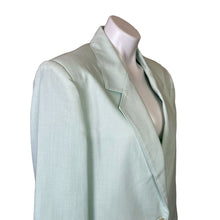 Load image into Gallery viewer, Russ | Women&#39;s Vintage Mint Green One Button Blazer Jacket with Tags | Size: 14
