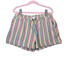 Load image into Gallery viewer, Boden | Girl&#39;s Colorful Stripe Heart Pocket Shorts | Size: 13Y
