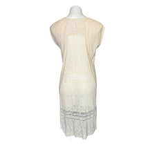 Load image into Gallery viewer, Free People | Women&#39;s Cream Knit Short Sleeve Cover Up Top | Size: M
