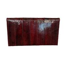 Load image into Gallery viewer, Romantique | Women&#39;s Burgundy Leather Vintage Clutch
