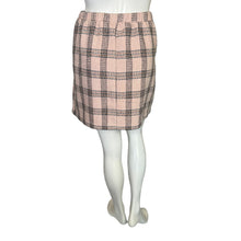 Load image into Gallery viewer, Wild Fable | Women&#39;s Pink Knit Plaid Mini Skirt | Size: XL
