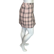 Load image into Gallery viewer, Wild Fable | Women&#39;s Pink Knit Plaid Mini Skirt | Size: XL
