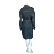 Load image into Gallery viewer, Free People | Women&#39;s Blue Denim Trench Coat | Size: M
