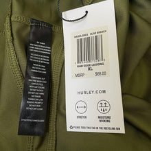 Load image into Gallery viewer, Hurley | Women&#39;s Olive Green Raw Edge Legging with Tags | Size: XL
