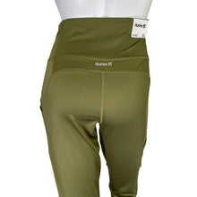 Load image into Gallery viewer, Hurley | Women&#39;s Olive Green Raw Edge Legging with Tags | Size: XL
