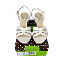 Load image into Gallery viewer, Kelly &amp; Kate | Women&#39;s White and Cork KK Olya Strap Sandal | Size: 10
