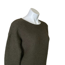 Load image into Gallery viewer, White + Warren | Women&#39;s Green Knit Wool Blend Pullover Sweater | Size: XS
