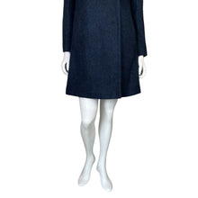 Load image into Gallery viewer, Saint James | Women&#39;s Blue Wool Blend Long Pea Coat | Size: 6
