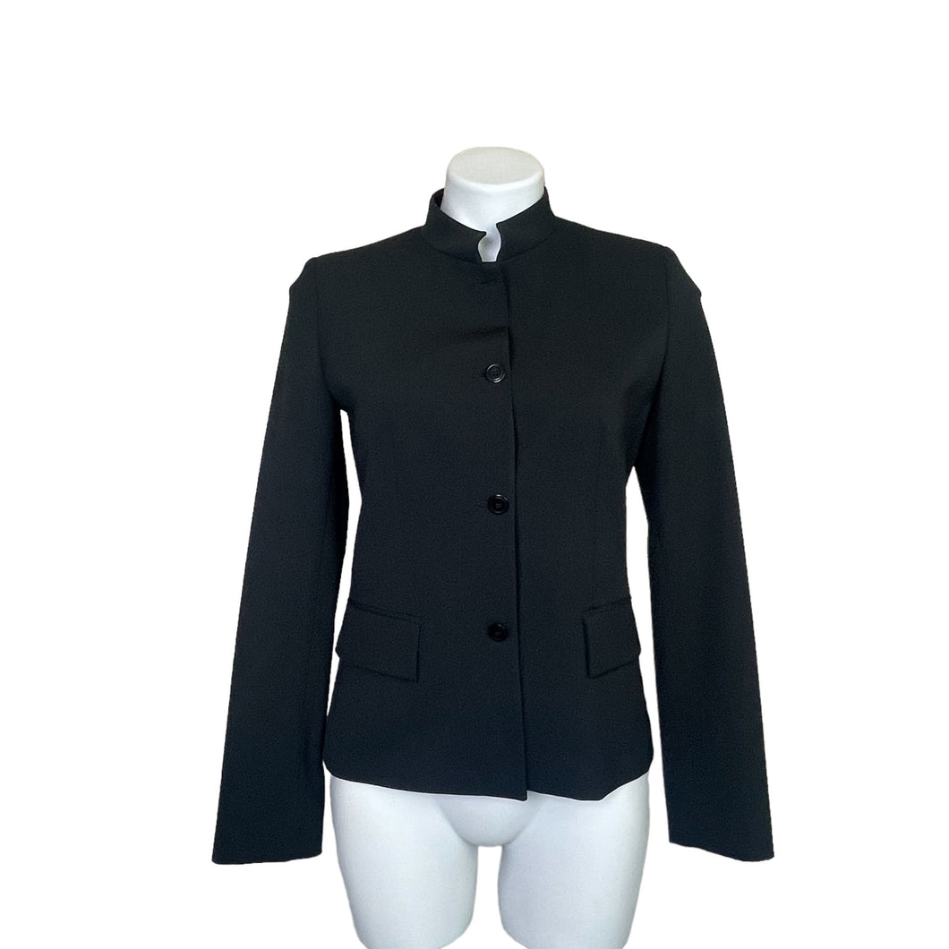 PIU PIU | Women's Black Wool Blend Blazer Jacket | Size: S