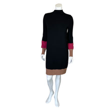 Load image into Gallery viewer, Paola Ermini | Women&#39;s Black, Pink and Brown Sweater Dress | Size: M
