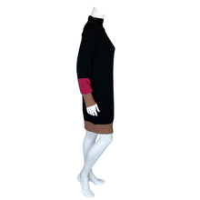 Load image into Gallery viewer, Paola Ermini | Women&#39;s Black, Pink and Brown Sweater Dress | Size: M
