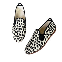 Load image into Gallery viewer, Operasei | Women&#39;s Cream and Black Cow Print Slip On Sneakers | Size: 38
