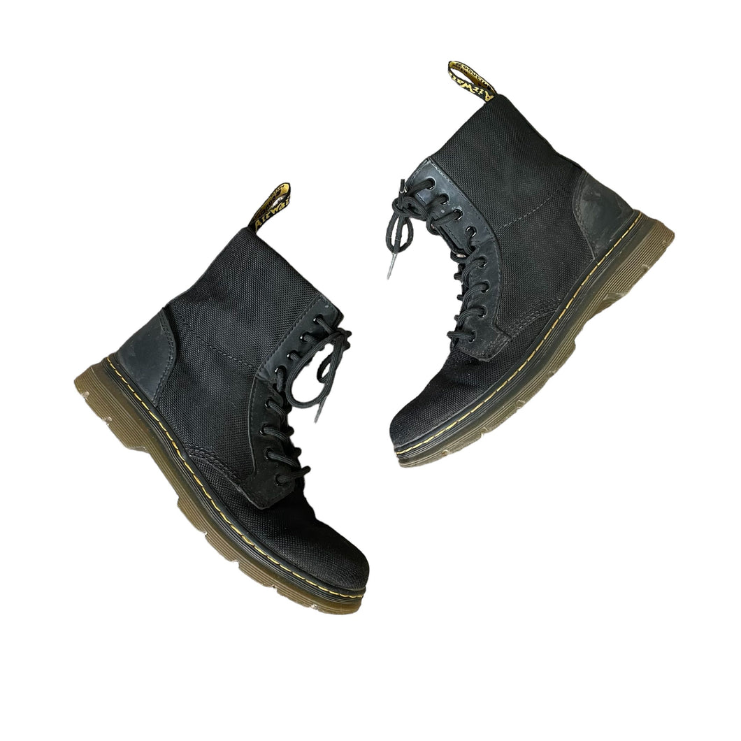 Doc Martens | Women's Black Canvas Combs J Boot | Size: 5