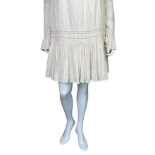 Load image into Gallery viewer, Tularosa | Women&#39;s Cream Long Sleeve Cotton Boho Dress | Size: L
