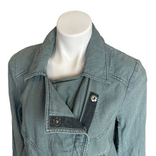 Load image into Gallery viewer, Free People | Women&#39;s Green Linen Blend Jacket | Size: S
