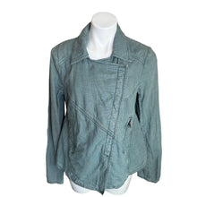 Load image into Gallery viewer, Free People | Women&#39;s Green Linen Blend Jacket | Size: S
