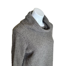 Load image into Gallery viewer, Anthropologie | Women&#39;s Moth Gray Turtleneck Knit Hi Lo Pullover Sweater | Size: L
