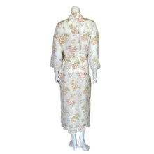 Load image into Gallery viewer, Victoria&#39;s Secret | Women&#39;s Vintage Cream Floral Sleep Slip and Kimono Set | Size: M
