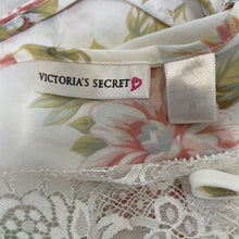 Load image into Gallery viewer, Victoria&#39;s Secret | Women&#39;s Vintage Cream Floral Sleep Slip and Kimono Set | Size: M
