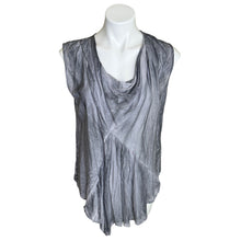 Load image into Gallery viewer, APU | Women&#39;s Light Gray Tie Dye Sleeveless Relaxed Top | Size: S
