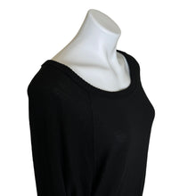 Load image into Gallery viewer, Express | Women&#39;s Black Knit Long Sleeve Tie Front Sweater | Size: XS
