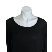 Load image into Gallery viewer, Express | Women&#39;s Black Knit Long Sleeve Tie Front Sweater | Size: XS
