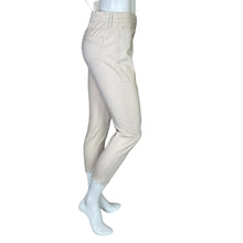 Load image into Gallery viewer, Express | Women&#39;s Cream Stretch Cropped Midrise Legging | Size: 8
