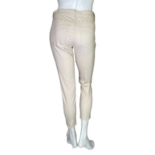 Load image into Gallery viewer, Express | Women&#39;s Cream Stretch Cropped Midrise Legging | Size: 8
