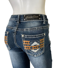 Load image into Gallery viewer, Cedar Rose | Women&#39;s Embroidered Tribal Pocket Jeans | Size: 28
