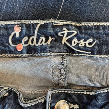 Load image into Gallery viewer, Cedar Rose | Women&#39;s Embroidered Tribal Pocket Jeans | Size: 28
