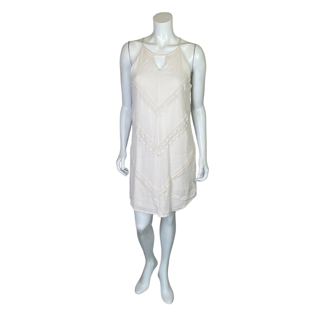 Mossimo | Women's Cream Boho Style Thin Strap Dress | Size: M