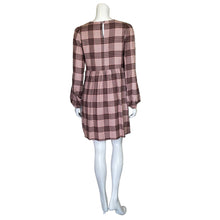 Load image into Gallery viewer, Copper Key | Women&#39;s Brown and Black Plaid Long Sleeve Dress with Tags | Size: S
