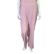 Load image into Gallery viewer, Hem &amp; Thread | Women&#39;s Pink and Cream Plaid Jumpsuit | Size: L
