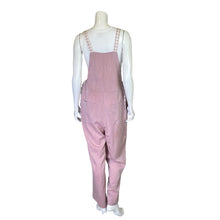 Load image into Gallery viewer, Hem &amp; Thread | Women&#39;s Pink and Cream Plaid Jumpsuit | Size: L
