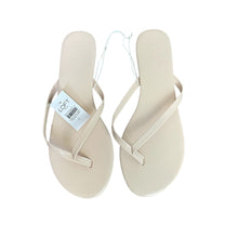 Load image into Gallery viewer, Loft | Women&#39;s Faux Patent Thong Sandals with Tags | Size: 9
