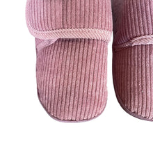 Load image into Gallery viewer, Livie &amp; Luca | Girl&#39;s Rose Corduroy HUG Outdoor Slippers with Tags | Size: S
