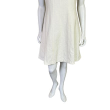 Load image into Gallery viewer, Theory | Women&#39;s Cream Shift Flare Knee Length Dress | Size: 6
