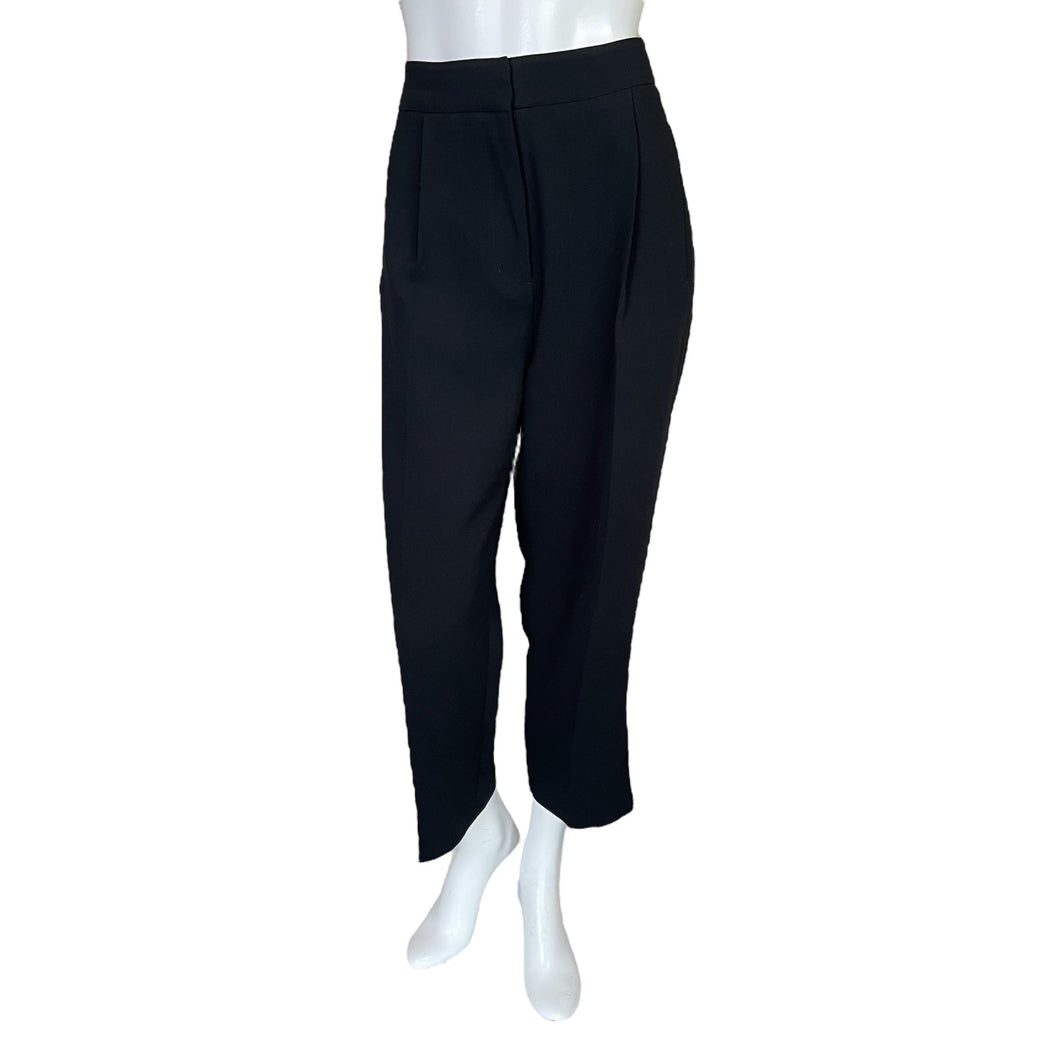 Wilfred | Women's Black The Effortless Pant (TM) Cropped Crepe Trouser Pants | Size: 6