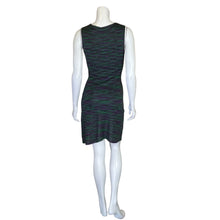 Load image into Gallery viewer, Missoni | Women&#39;s Black, Purple and Green Knit Sleeveless Fitted Dress | Size: M
