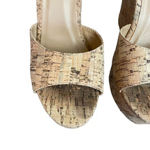 Load image into Gallery viewer, Lulu&#39;s | Women&#39;s Sheree Natural Cork Platform Wedges | Size: 7.5
