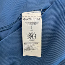 Load image into Gallery viewer, Athleta | Women&#39;s Blue Ribbed Aurora Seamless Legging | Size: S
