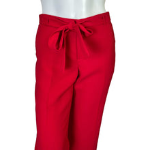 Load image into Gallery viewer, Banana Republic | Women&#39;s Red Wide-Leg Belted Pant | Size: 2
