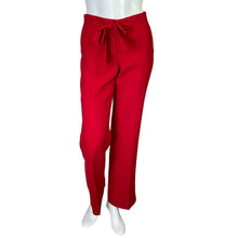 Load image into Gallery viewer, Banana Republic | Women&#39;s Red Wide-Leg Belted Pant | Size: 2
